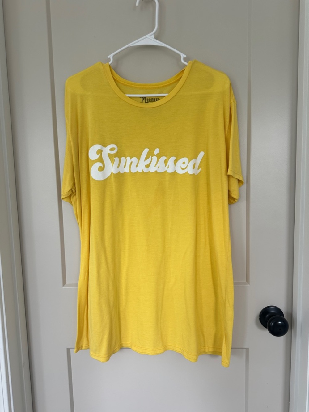 Show Me Your MuMu Yellow "Sunkissed" Short Sleeve Tee
